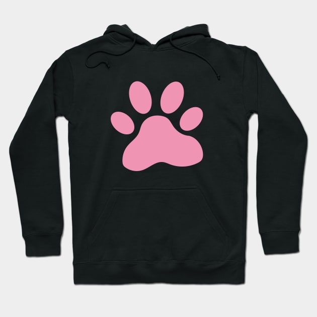 Pink Paw Prints Hoodie by Family shirts
